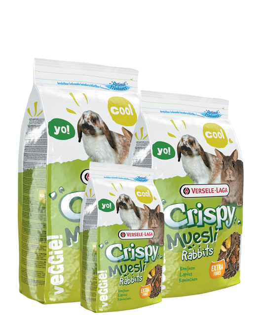 VERSELE-LAGA - Crispy muesly rabbits - alimento per conigli nani