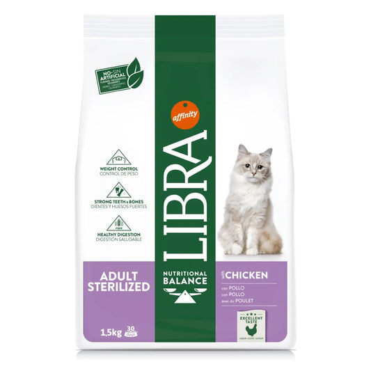 LIBRA CAT - STERILIZED Cibo per gatti sterilizzati - POLLO