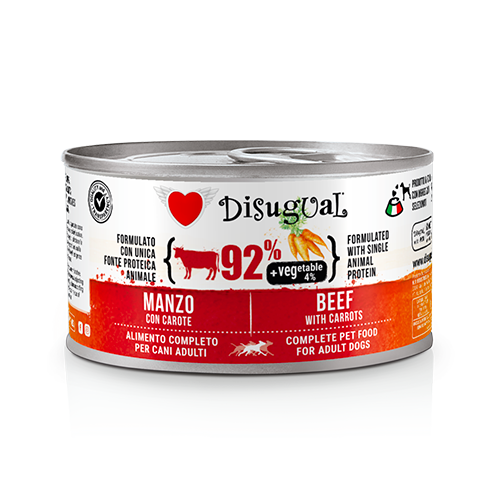 DISUGUAL - 150 g - Alimento umido per cani VEGETABLE