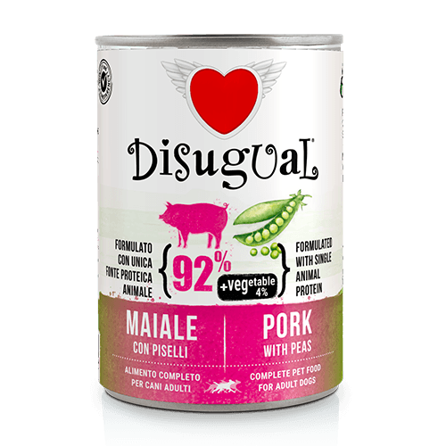 DISUGUAL - 400 g - Alimento umido per cani VEGETABLE