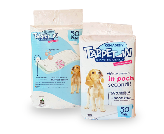 Tappet in - tappetini igienici assorbenti per cani