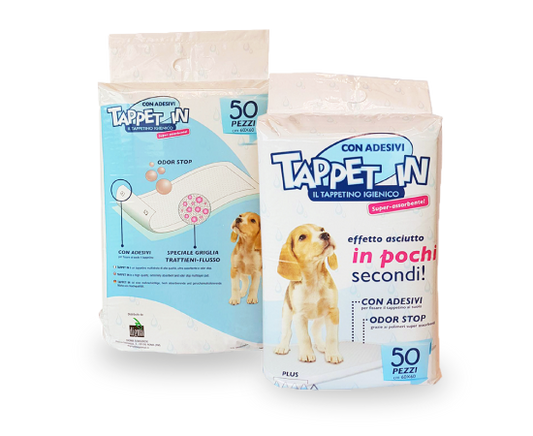Tappet in - tappetini igienici assorbenti per cani