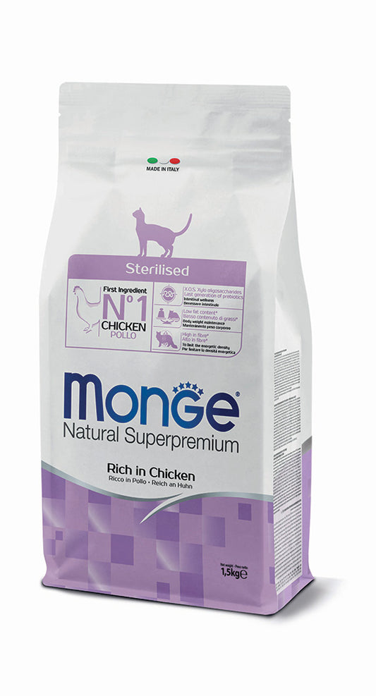 Monge Natural Superpremium Sterilised Monoprotein - Pollo