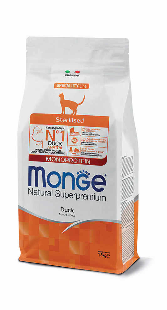 Monge Natural Superpremium Sterilised Monoprotein - ANATRA