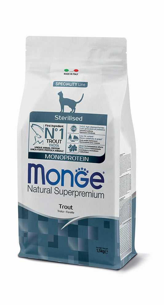 Monge Natural Superpremium Sterilised Monoprotein - TROTA