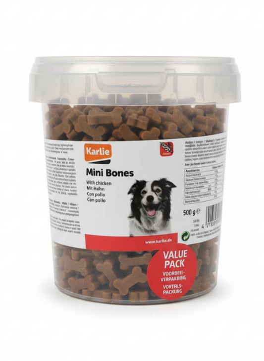 Karlie | Mini Bones Mix – Snack Multigusto per Cani di Piccola Taglia