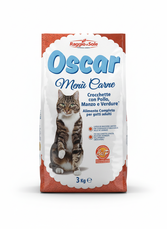 OSCAR menu carne - crocchette con POLLO, MANZO e VERDURE