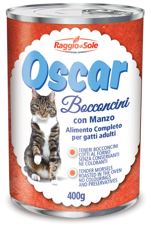 OSCAR Bocconcini - Alimento umido per gatti - 400 g
