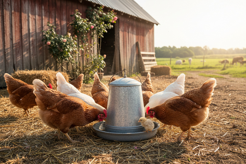 Avicoli rurali - Accessori - Abbeveratoi e portabottiglie