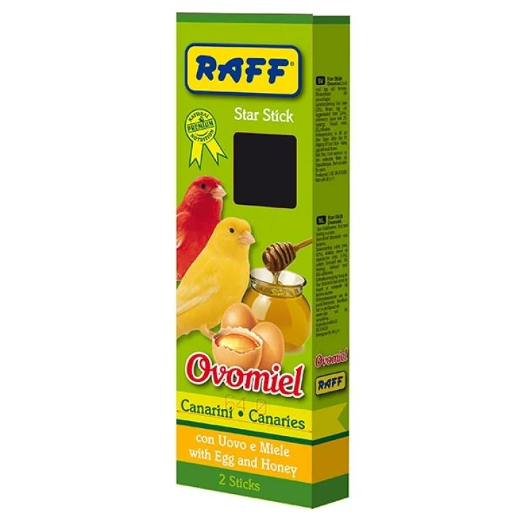 Raff - Ovomiel - Stick per canarini - uovo e miele