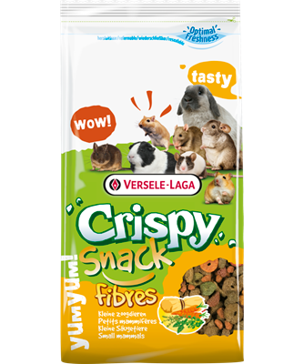 VERSELE-LAGA - Crispy snack fibres - Snack saporito e ricco di fibre: per conigli, porcellini d'India, cincillà, degù