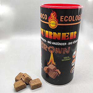 ACCENDIFUOCO BURNER CUBETTI BROWN