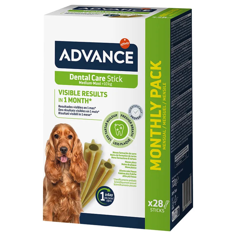 ADVANCE - Dental Care stick - medium maxi +10 kg