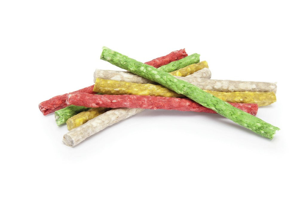 Cannoli "Munchy" colorati in pelle bovina