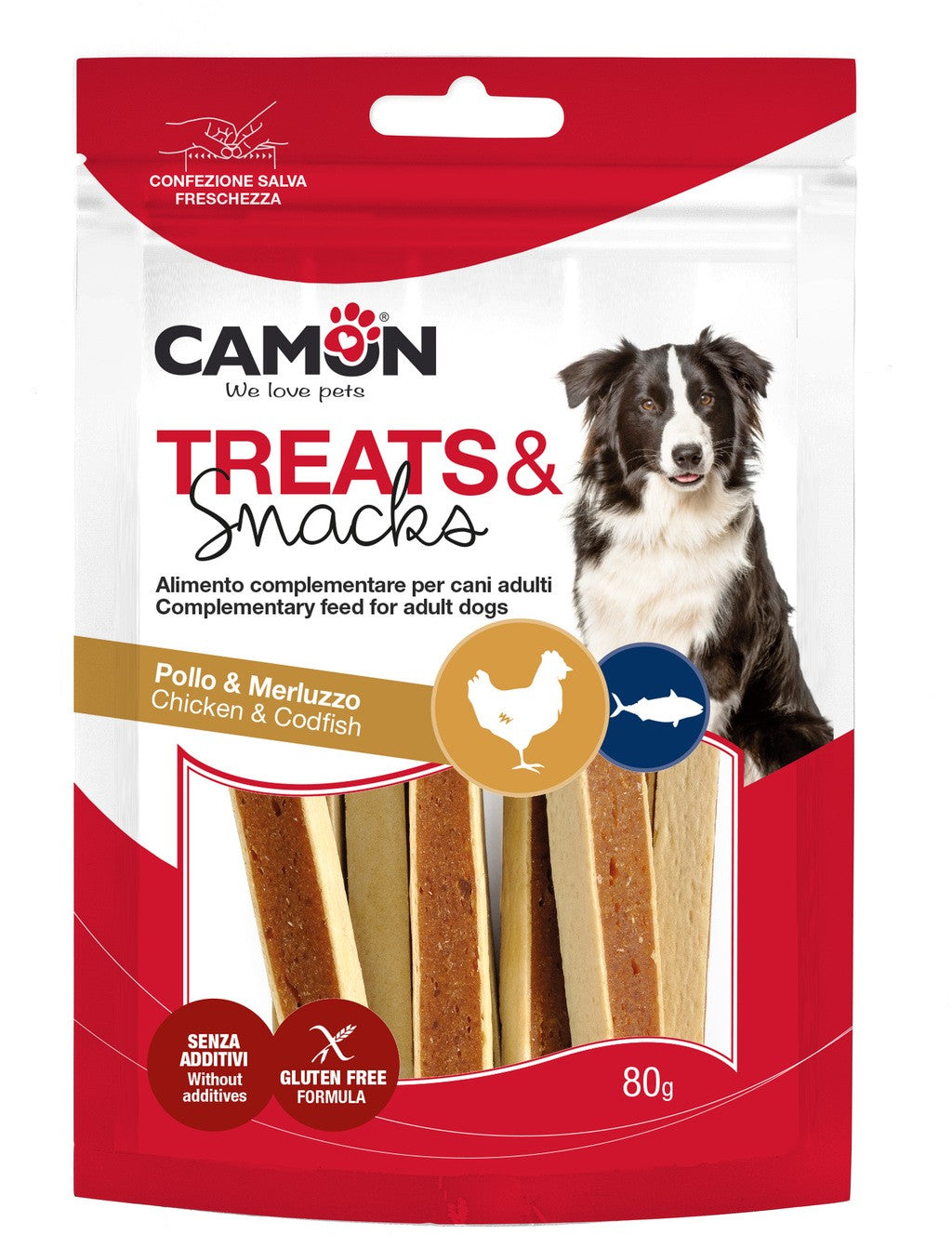 Treats & Snack - Sandwich con pollo e merluzzo