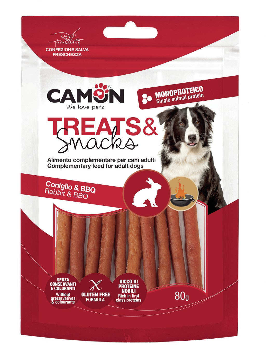Treats & Snack - Strips affumicati di coniglio