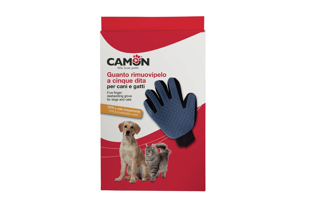 Guanto rimuovipelo a cinque dita