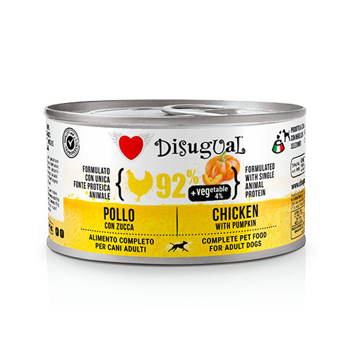 DISUGUAL - 150 g - Alimento umido per cani VEGETABLE