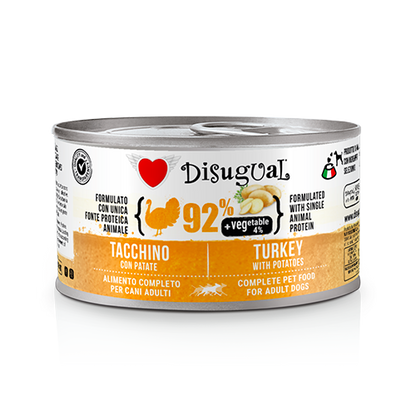 DISUGUAL - 150 g - Alimento umido per cani VEGETABLE