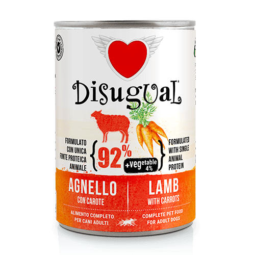 DISUGUAL - 400 g - Alimento umido per cani VEGETABLE