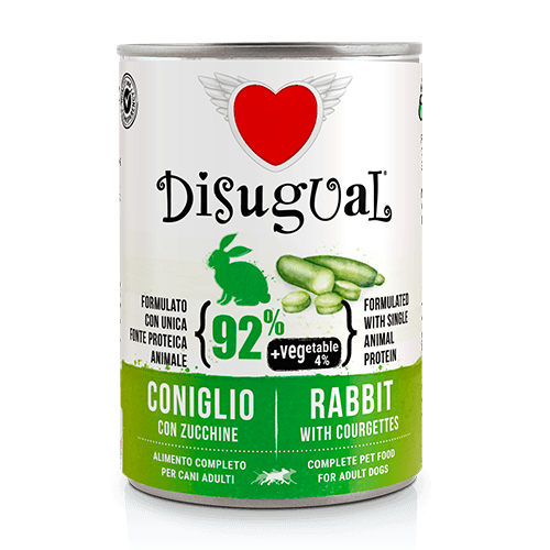 DISUGUAL - 400 g - Alimento umido per cani VEGETABLE