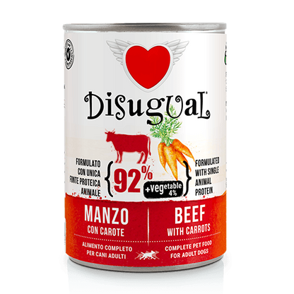 DISUGUAL - 400 g - Alimento umido per cani VEGETABLE