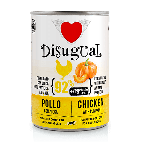 DISUGUAL - 400 g - Alimento umido per cani VEGETABLE
