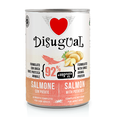 DISUGUAL - 400 g - Alimento umido per cani VEGETABLE