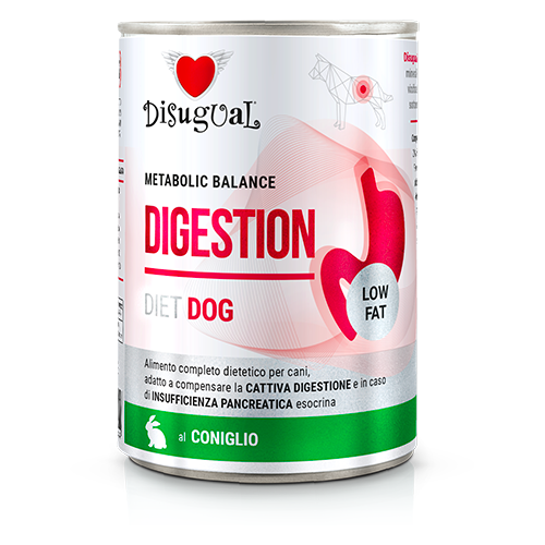 DISUGUAL - Metabolic Balance DOG DIGESTION - Alimento completo dietetico per cani