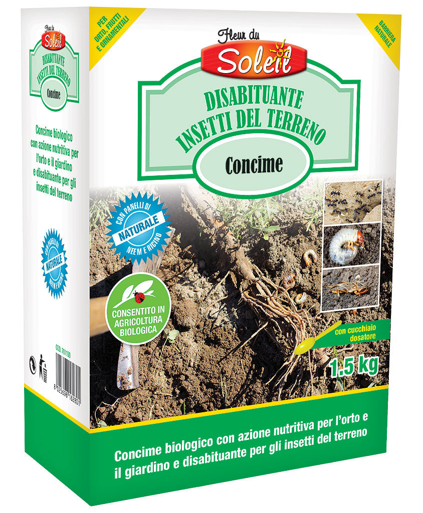Fleur du Soleil - Concime e disabituante per insetti del terreno