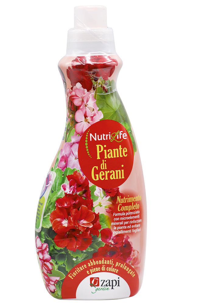 PIANTE DI GERANI Nutrimento liquido completo e specifico