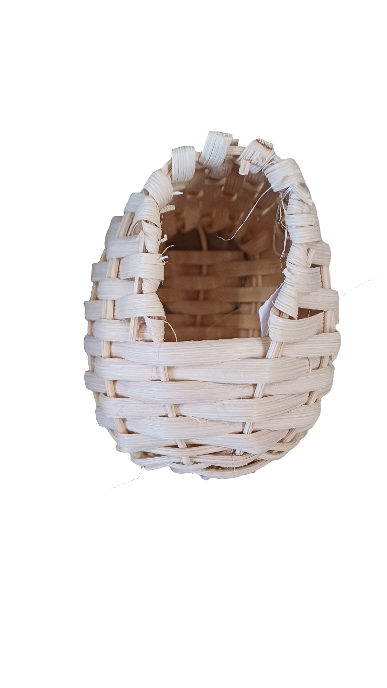 Nido in vimini per esotici