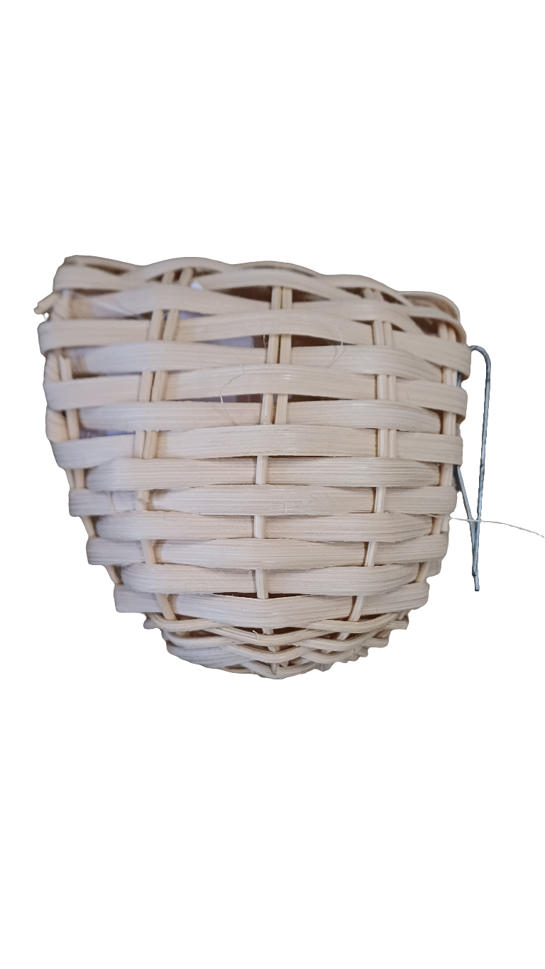 Nido in vimini per esotici