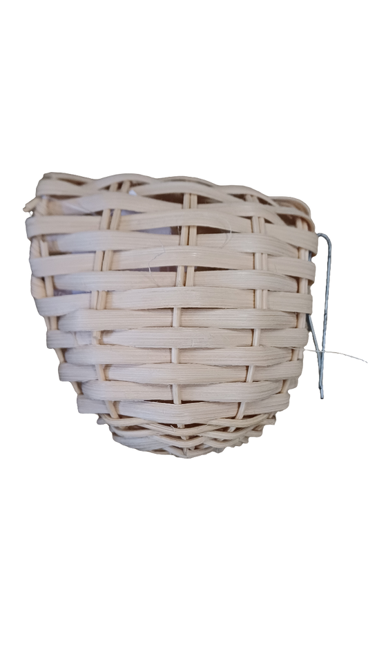 Nido in vimini per esotici