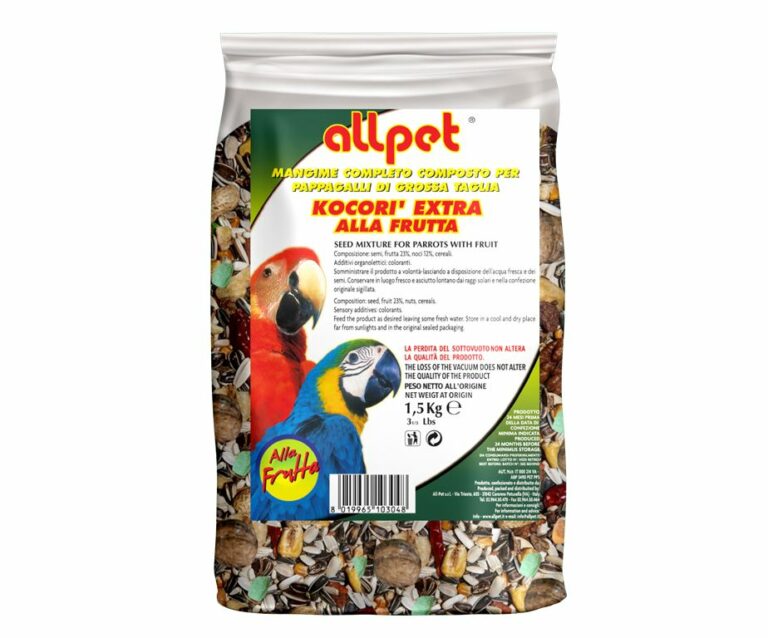 KOCORI' extra alla frutta - mangime completo per pappagalli di grossa taglia