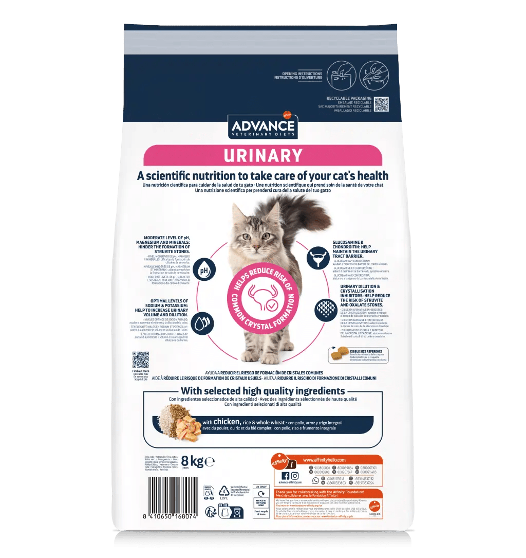 ADVANCE Cat Diet Urinary - Crocchette per gatto con problemi alle vie urinarie