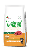 Natural Trainer - Dog Small & Toy - SENSITIVE - NO GLUTEN - Agnello