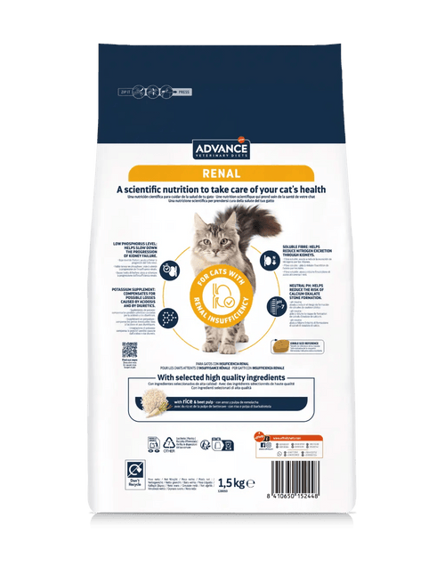 ADVANCE - RENAL - crocchette per gatti con problemi alle vie urinarie