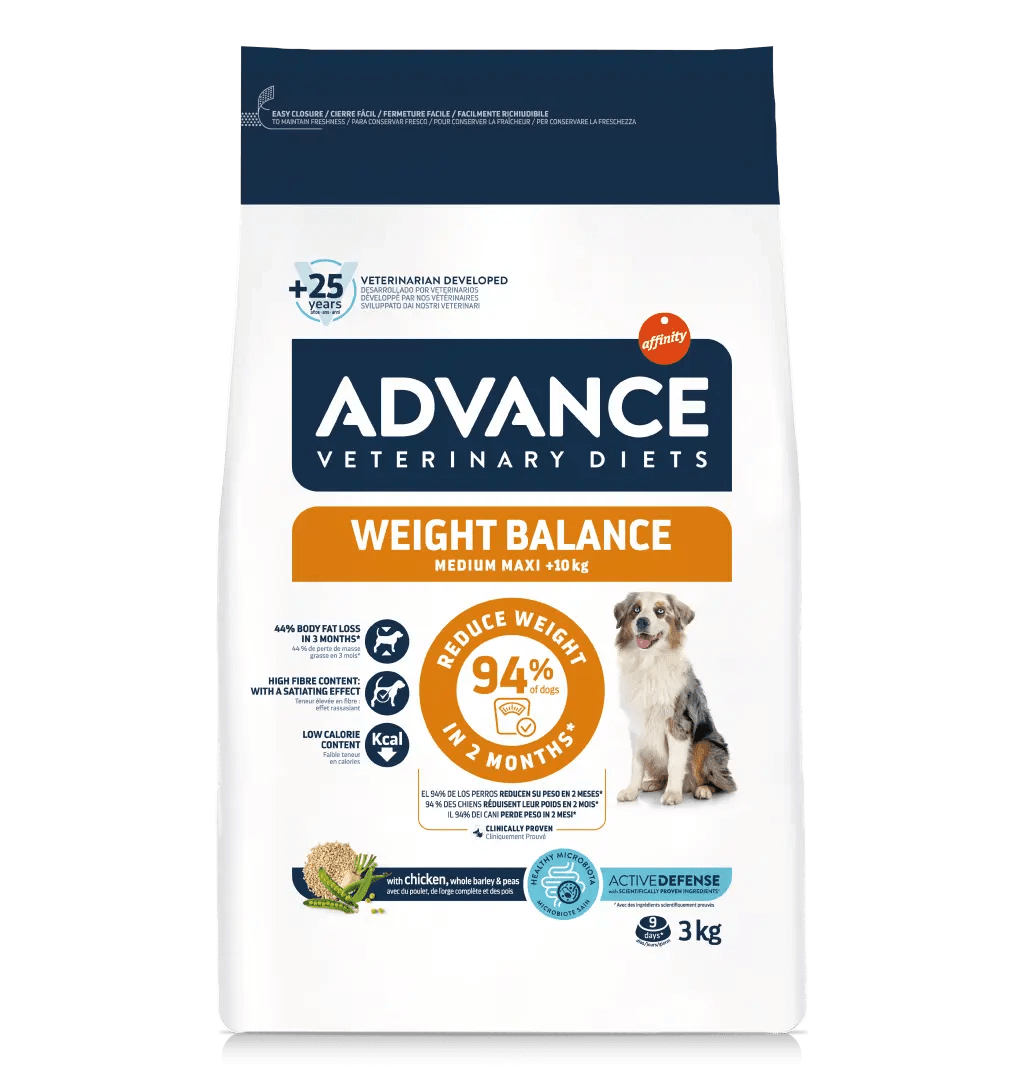 ADVANCE - WEIGHT BALANCE MEDIUM / MAXI - a basso contenuto di grassi e calorie
