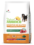 Natural Trainer - Dog Medium & Maxi - SENSITIVE - NO GLUTEN - Agnello