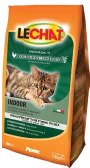 LECHAT Indoor crocchette per gatto adulto - POLLO
