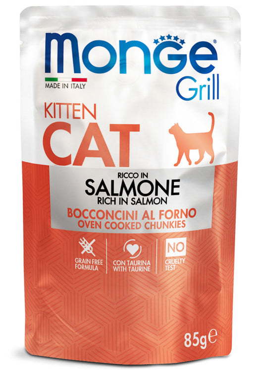 Monge Grill Bocconcini in Jelly – Ricco in Salmone – Kitten