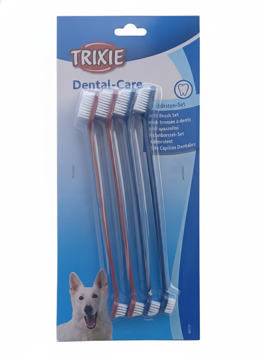 Spazzolini per cani e gatti - 4 pezzi