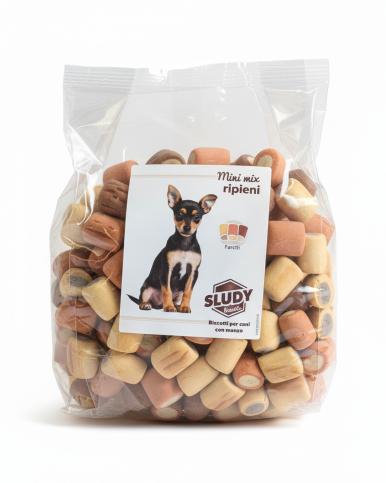 Biscotti per cani | Mini Mix ripieni |  Sludy