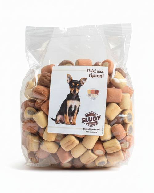 Biscotti per cani | Mini Mix ripieni |  Sludy
