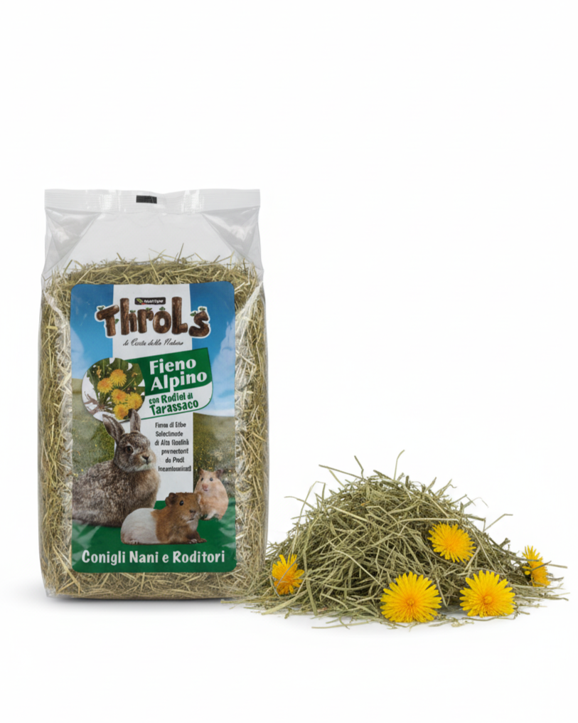 THROLS FIENO ALPINO CON RADICI DI TARASSACO - 500 g