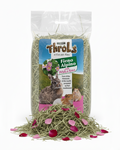 THROLS FIENO ALPINO CON PETALI DI ROSA - 500 g