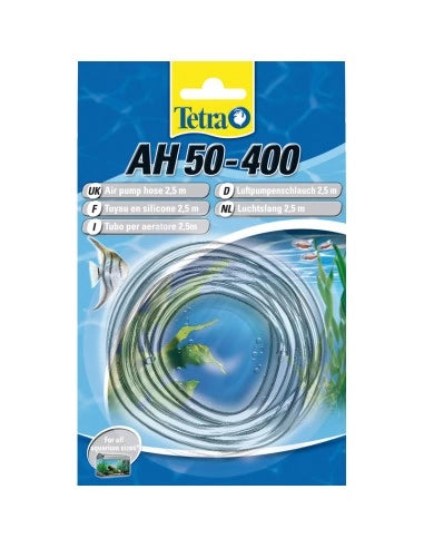Tetratec AH50-400 tubicino trasparente aeratori Ø 4-6 mm 2,5 m