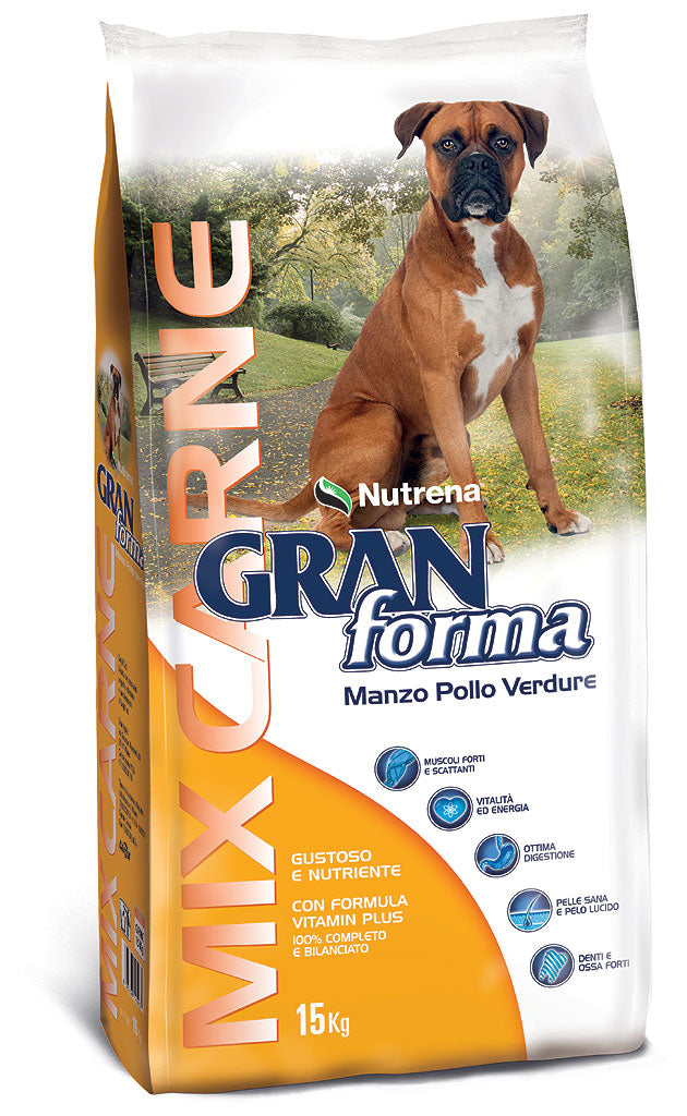 GRANFORMA MIX CARNE Crocchette per cani adulti