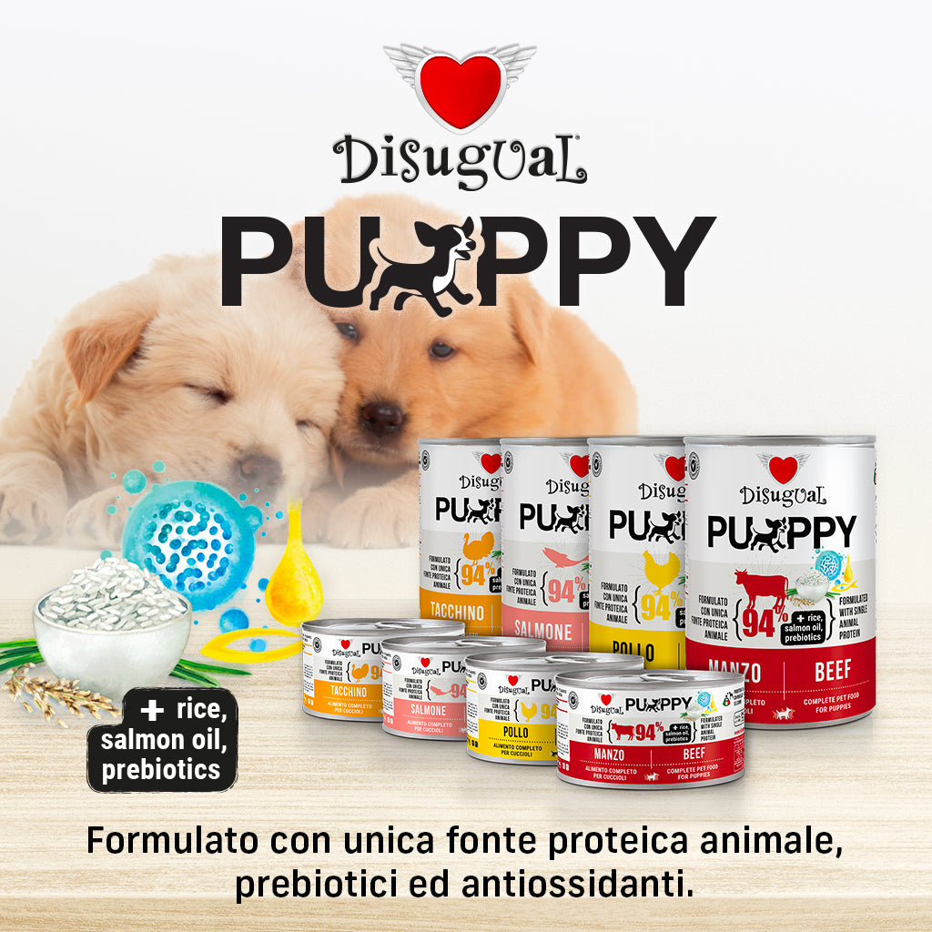 DISUGUAL - 400 g - PUPPY Alimento umido per cani